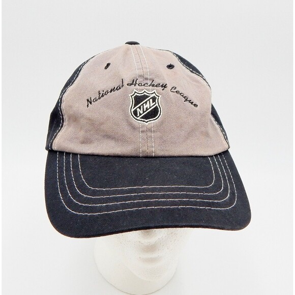 1917 NHL National Hockey League Zephyr Adjustable Strap Back Cap Hat Black - Picture 1 of 13